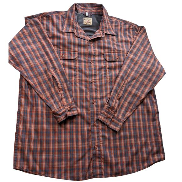 Redhead Shirt Mens 2XL Plaid Long Sleeve Button Up Hiking Outdoor Top Hunting - Picture 8 of 14